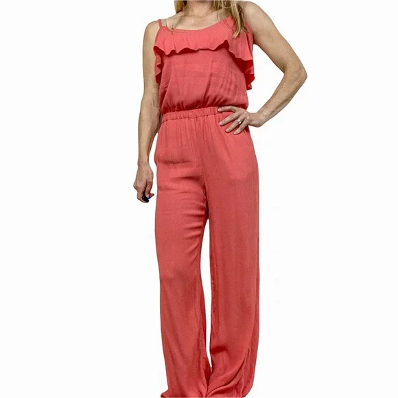 Ella Moss Stella Jumpsuit in Tulip Size Small - Picture 4 of 12